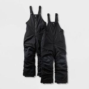 Snow Bibs Black L Plus 2 pack Cat and Jack New With Tags